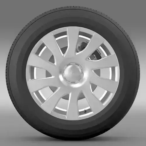 Renault Trafic Van wheel 2015 3D model