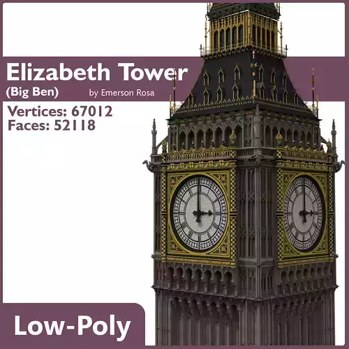 Big Ben Low-Poly