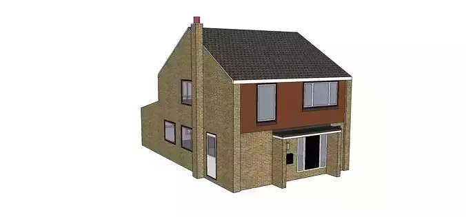 Small English style detached house