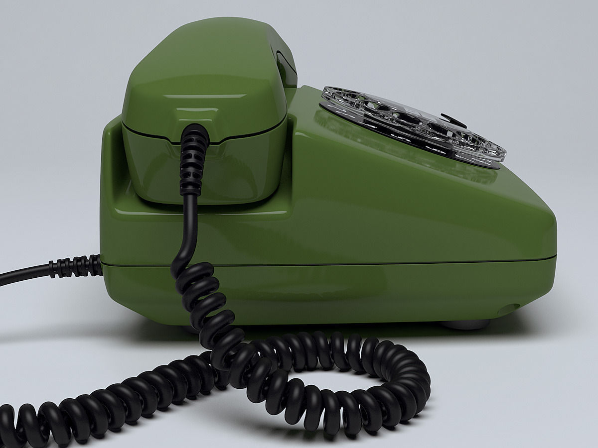 Rotary Telephone FeTAp 791 3D model_6