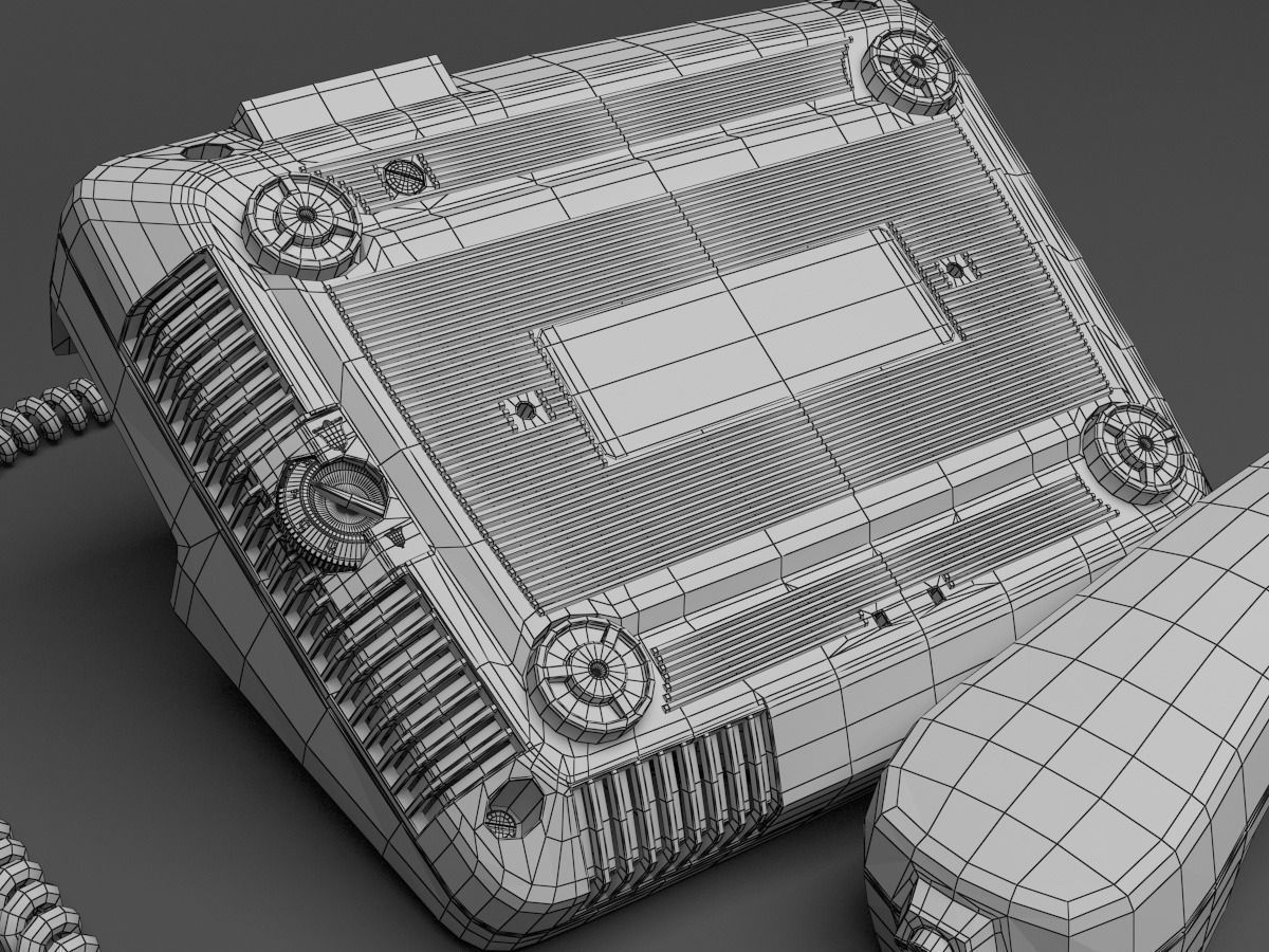 Rotary Telephone FeTAp 791 3D model_13