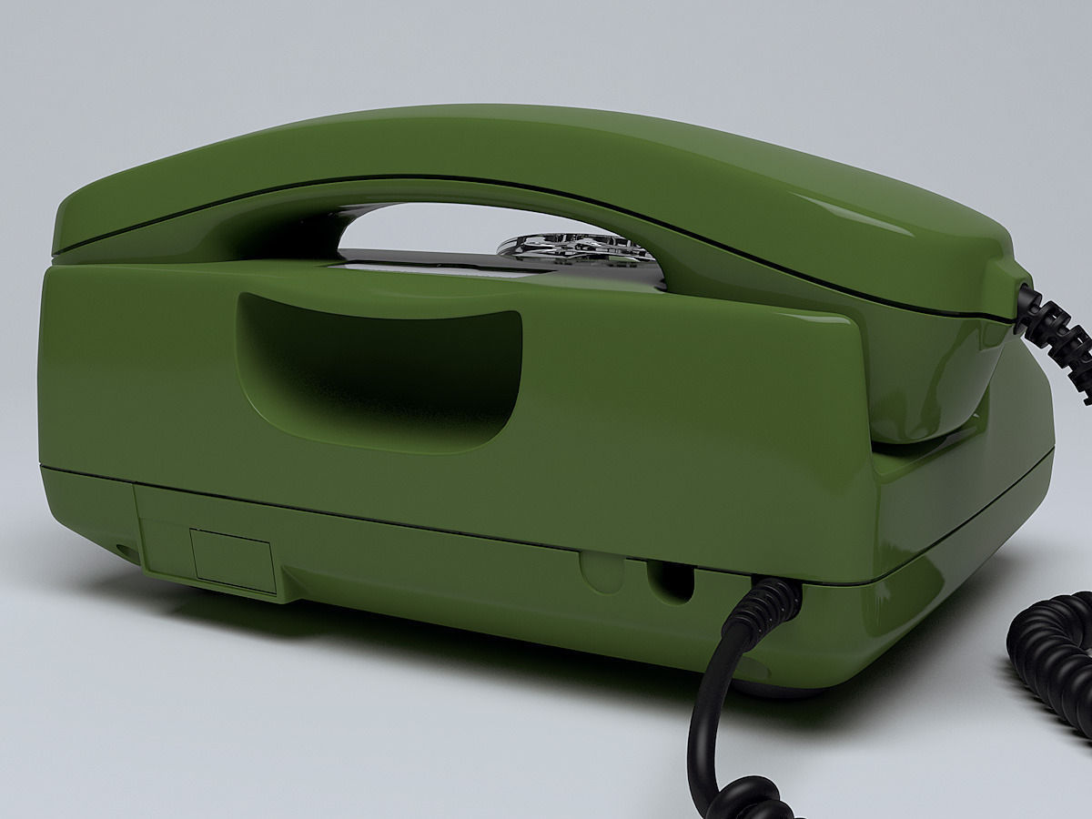 Rotary Telephone FeTAp 791 3D model_7