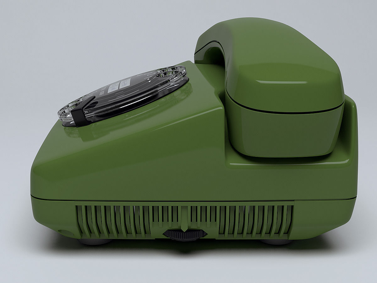 Rotary Telephone FeTAp 791 3D model_8