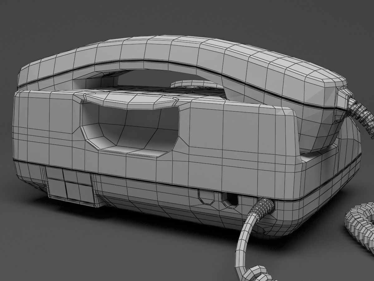 Rotary Telephone FeTAp 791 3D model_11