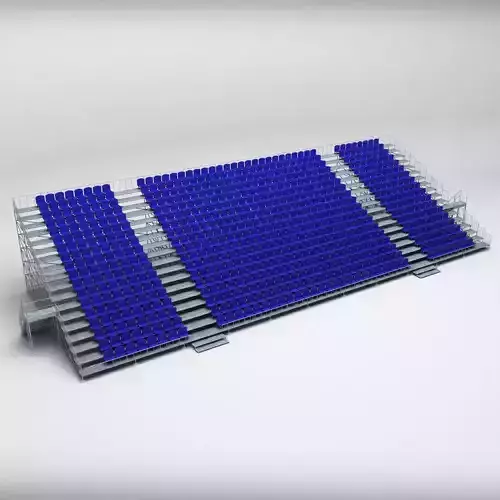Stadium tribune scaffolding large 3D model