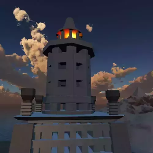 Pharaohs Lighthouse 3D model
