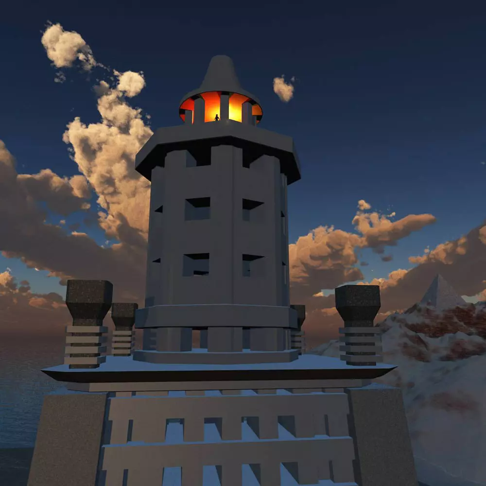 Pharaohs Lighthouse 3D model_0