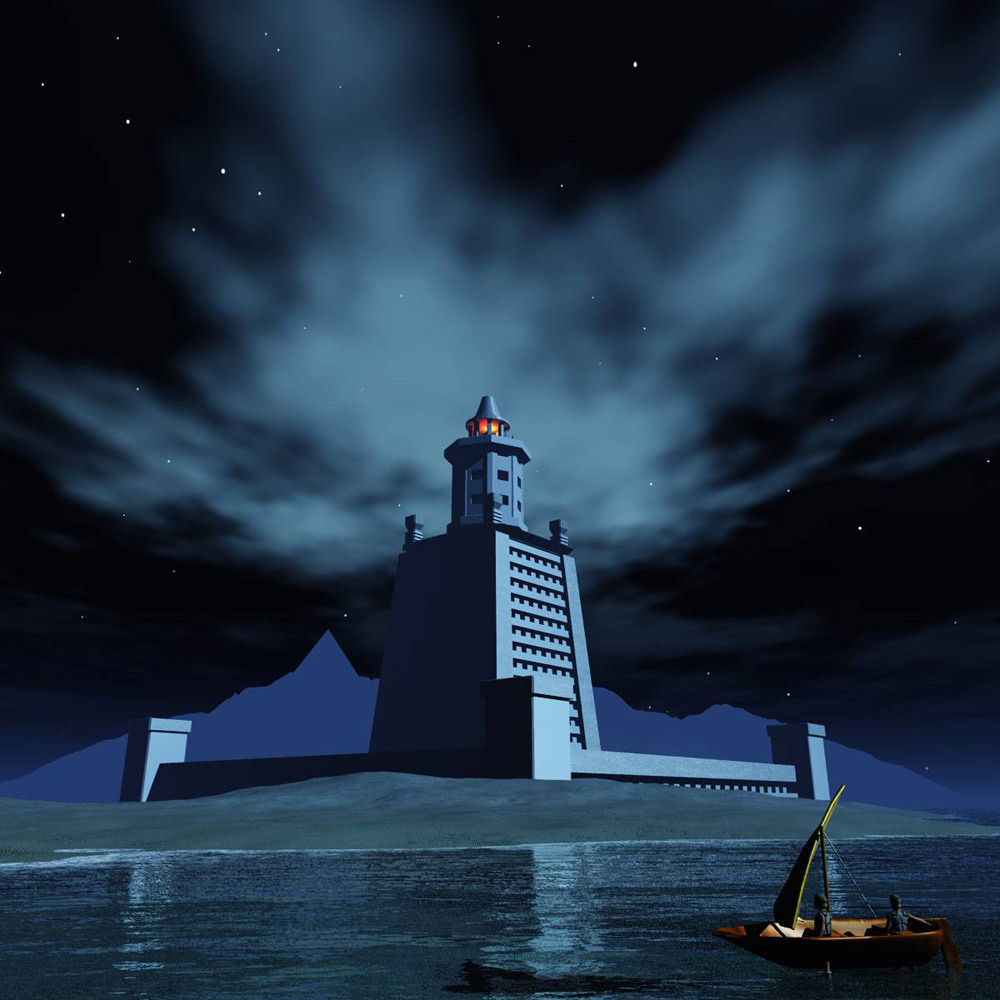Pharaohs Lighthouse 3D model_4