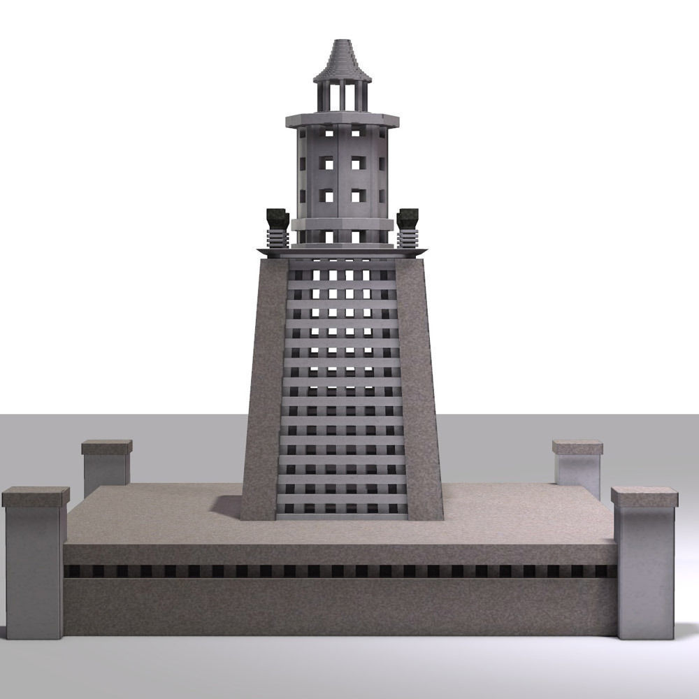 Pharaohs Lighthouse 3D model_10