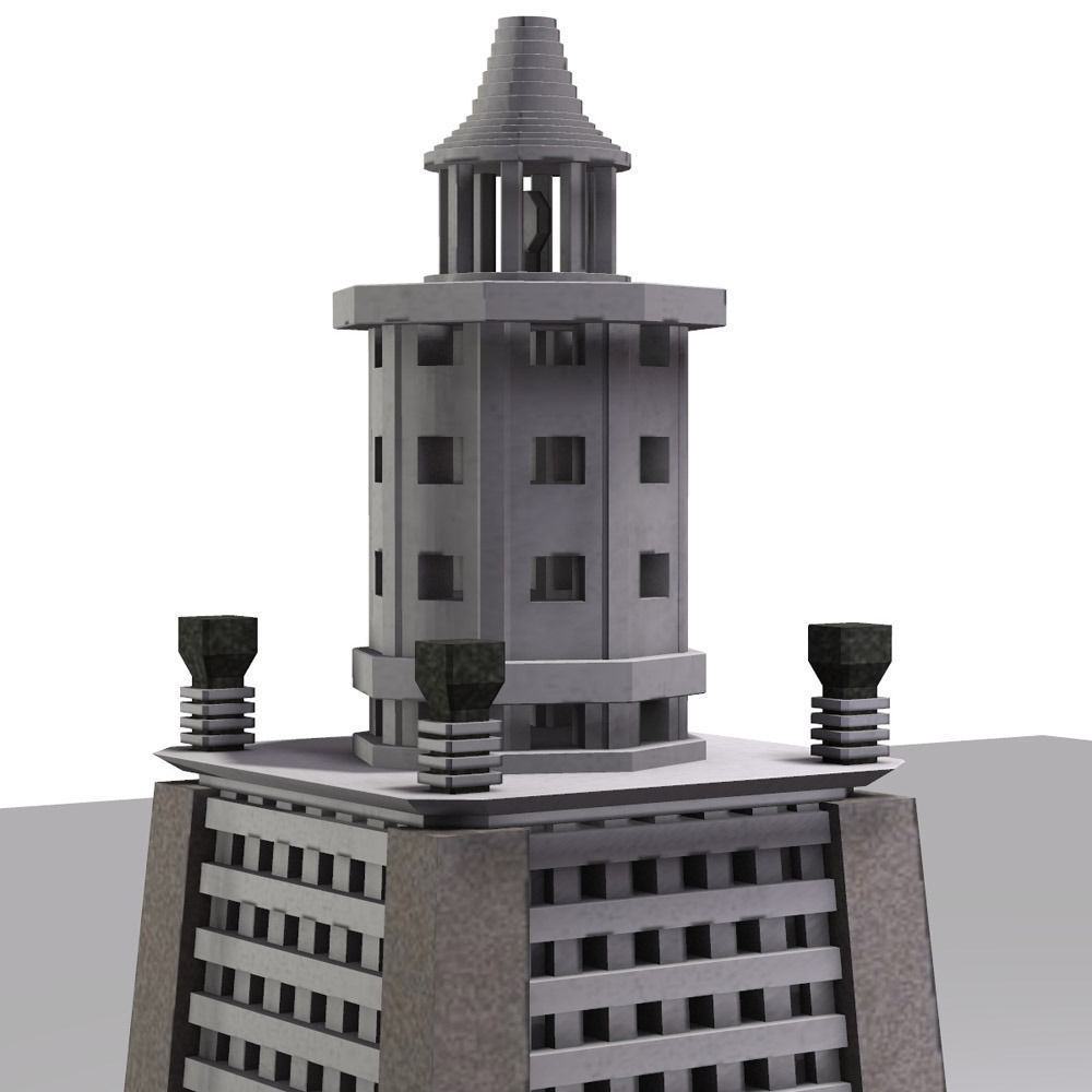 Pharaohs Lighthouse 3D model_11