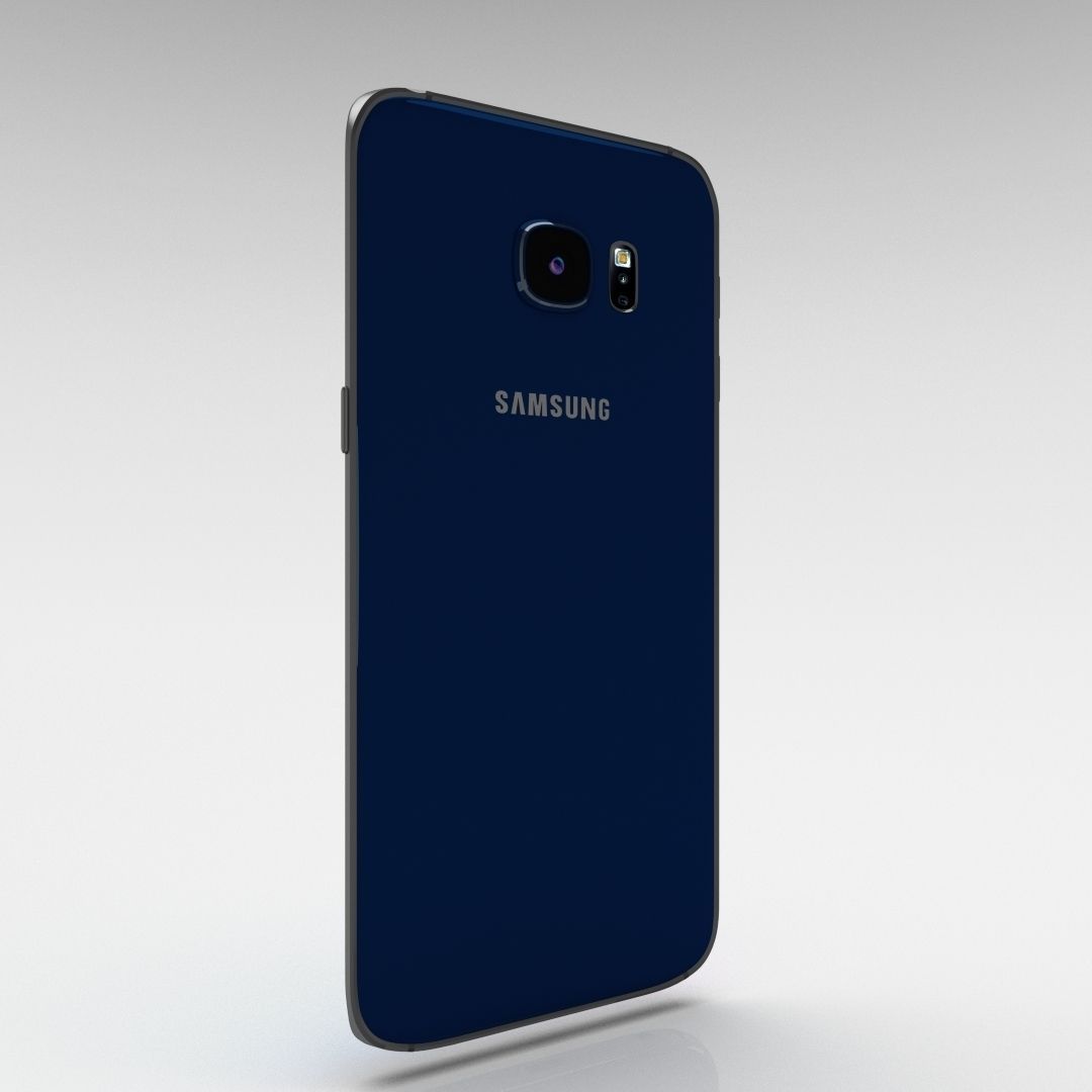 Samsung Galaxy S6 Edge Plus Black Sapphire 3D Model .obj ...