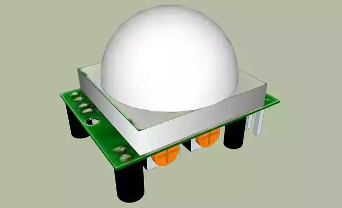 PIR Module Free 3D model