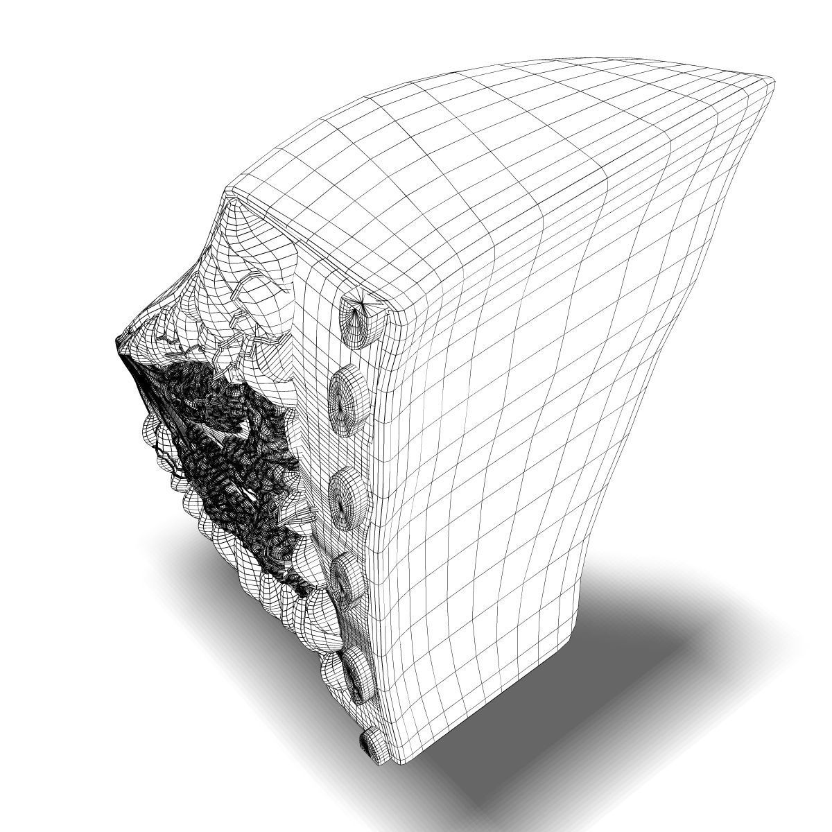 Human Female Breast Anatomy 3D model_4