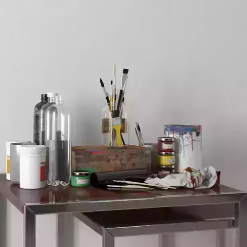 interior props 02 am155 3D model