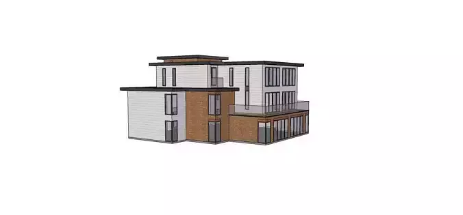 Contemporary style 5 apartment block