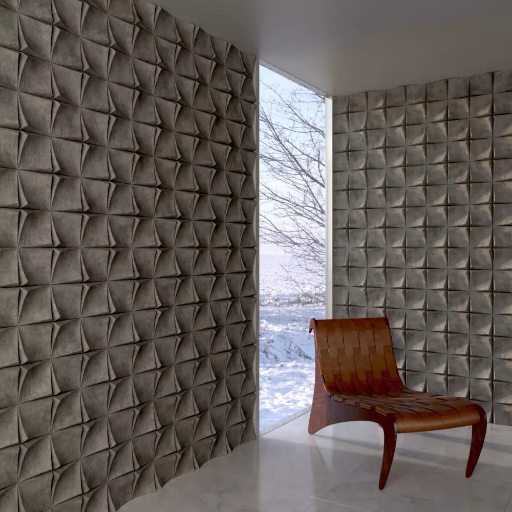 wall panel 025 AM147 3D model_0