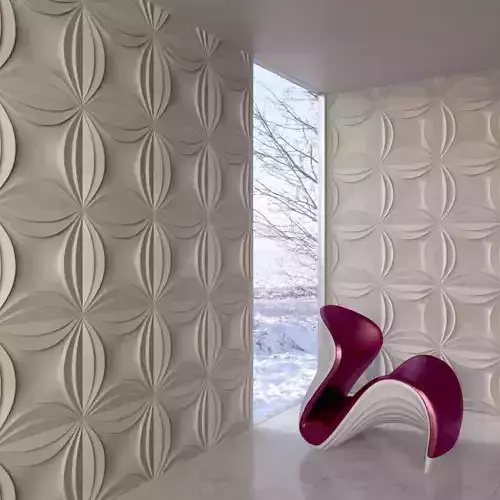 wall panel 058 AM147 3D model