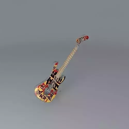 Kramer AMBITION 5 guitar Free 3D model
