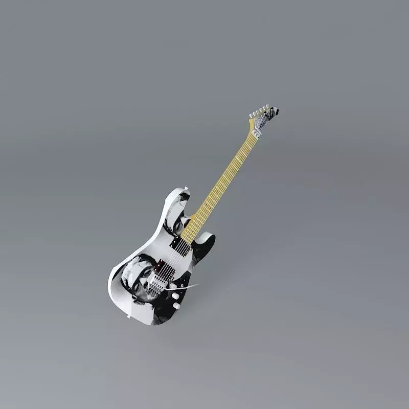 Kramer frankenstein's monster guitar Free 3D model