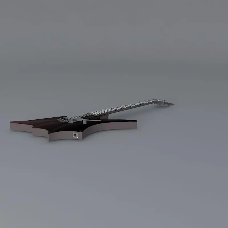 Ed Roman Rockinbat guitar Free 3D model
