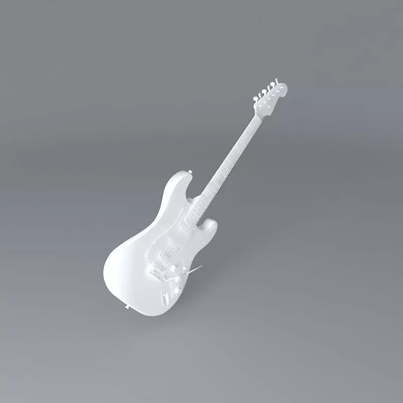 Fender Stratocaster guitar Free 3D model