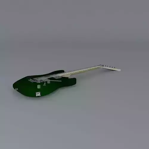 Dweezil Zappas green Charvel guitar