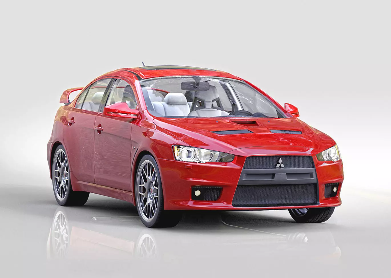Mitsubishi Evolution X 3D model_0