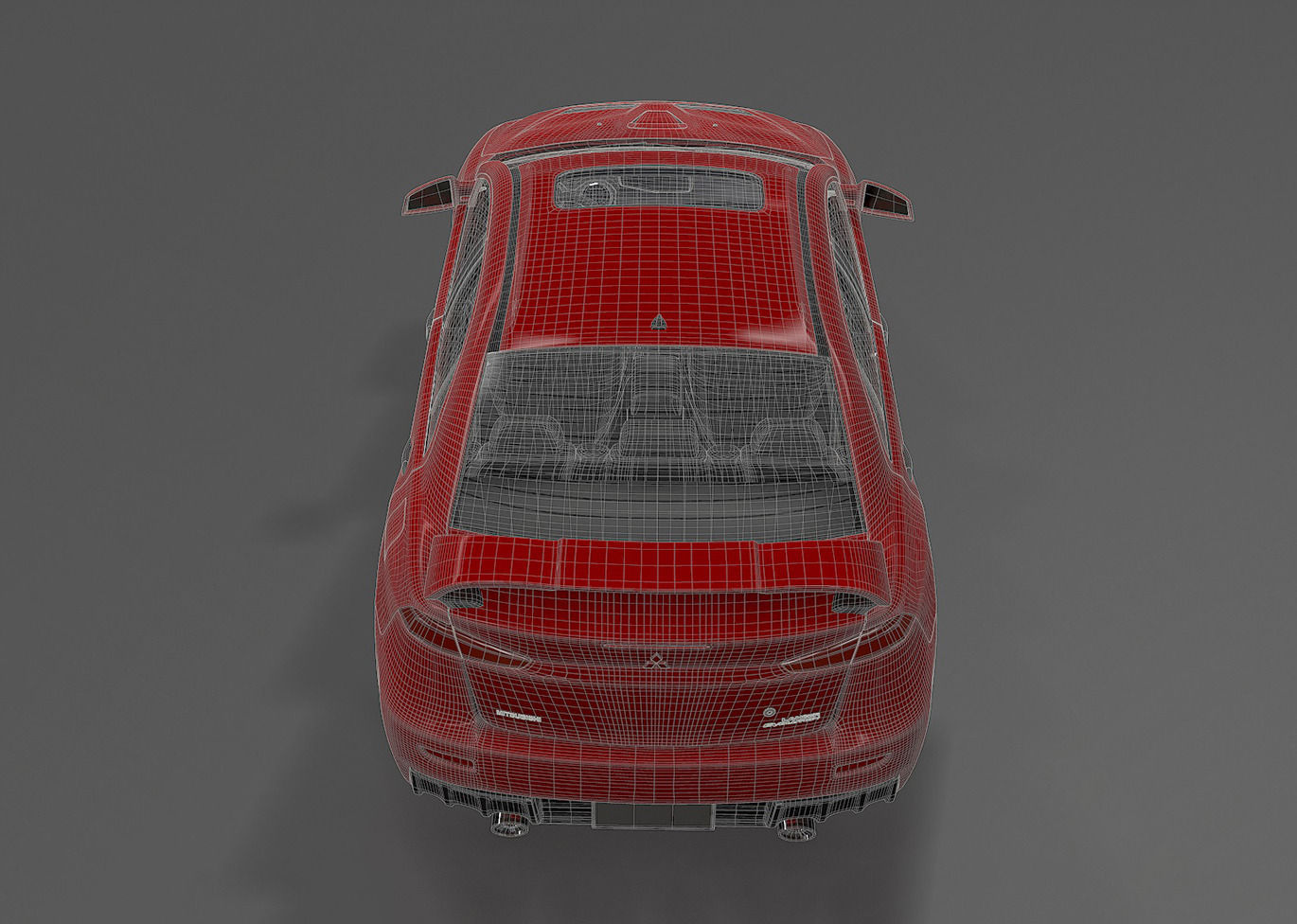 Mitsubishi Evolution X 3D model_7