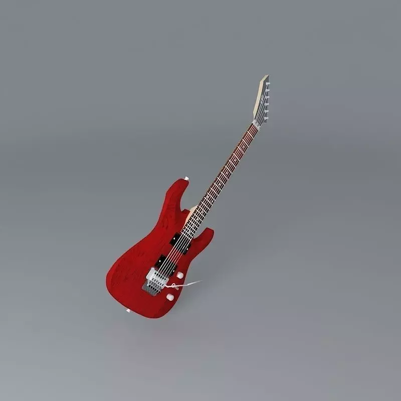 ESP custom shop guitar Free 3D model