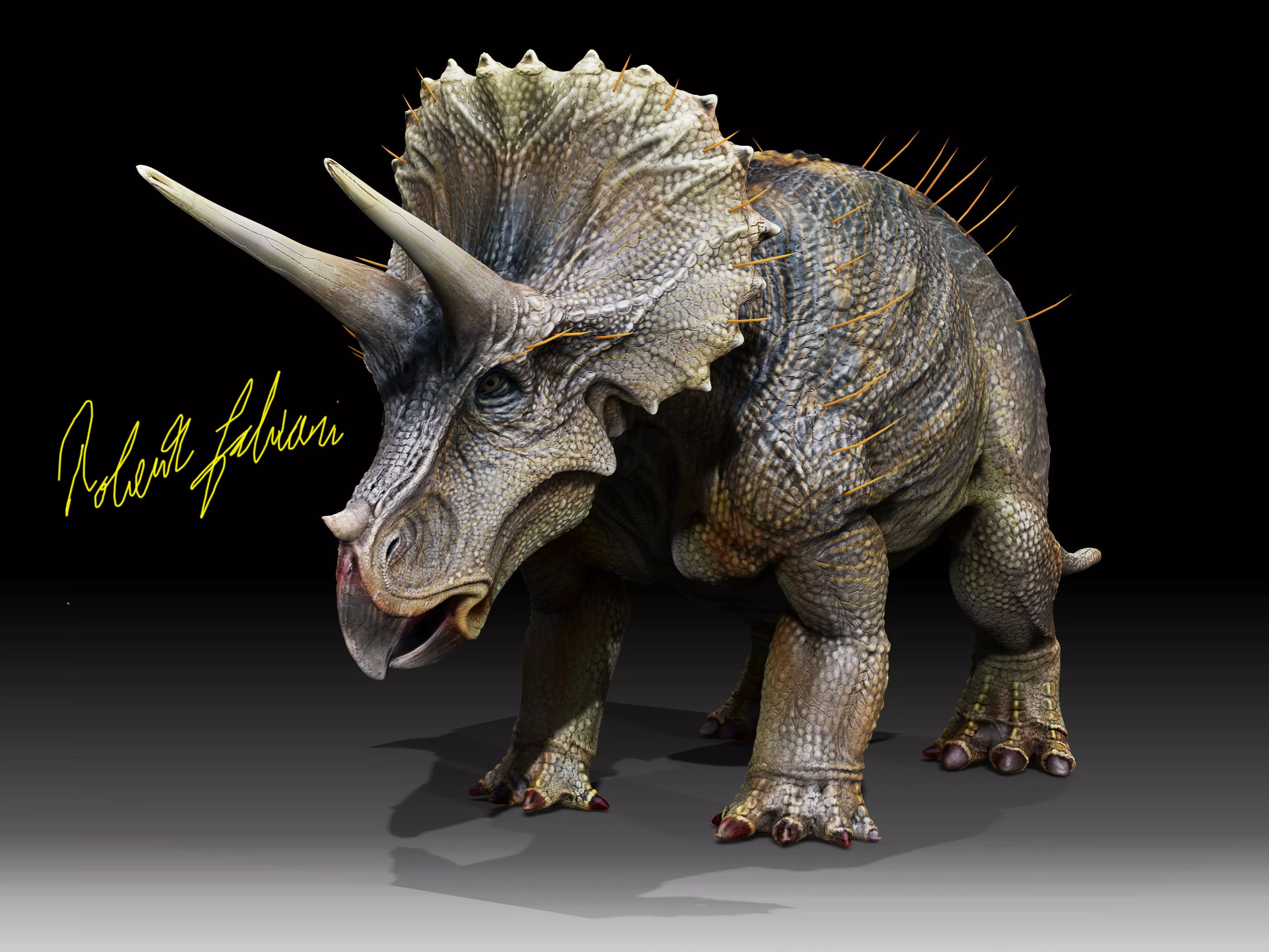 Triceratops Horridus Low-poly 3D model