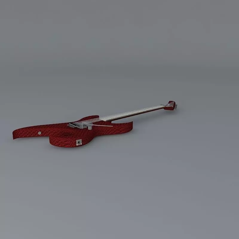 Intruder guitar Free 3D model