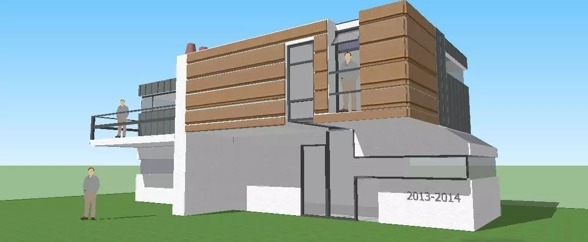 Modern House 3D print model