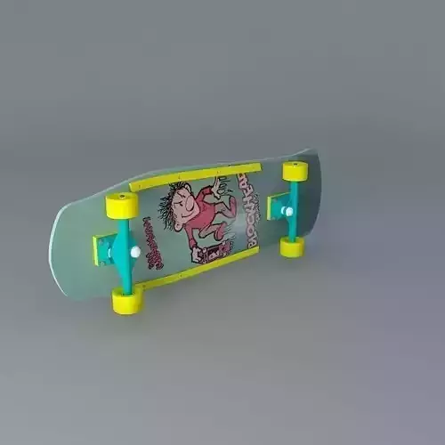 1987 Blockhead Sam Cunningham "Sticky" model skateboard