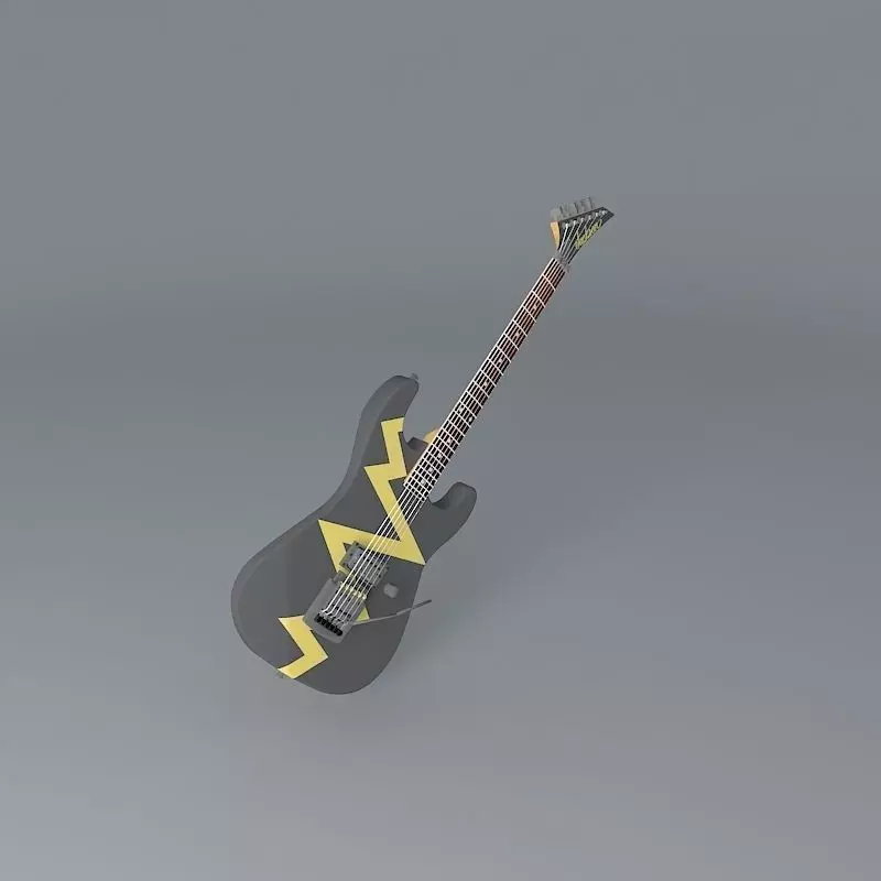 Jackson Steve Lynch model guitar Free 3D model