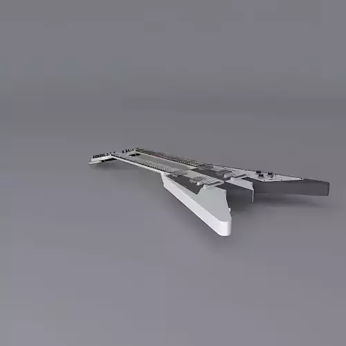 Michael Schenker double neck flying w guitar