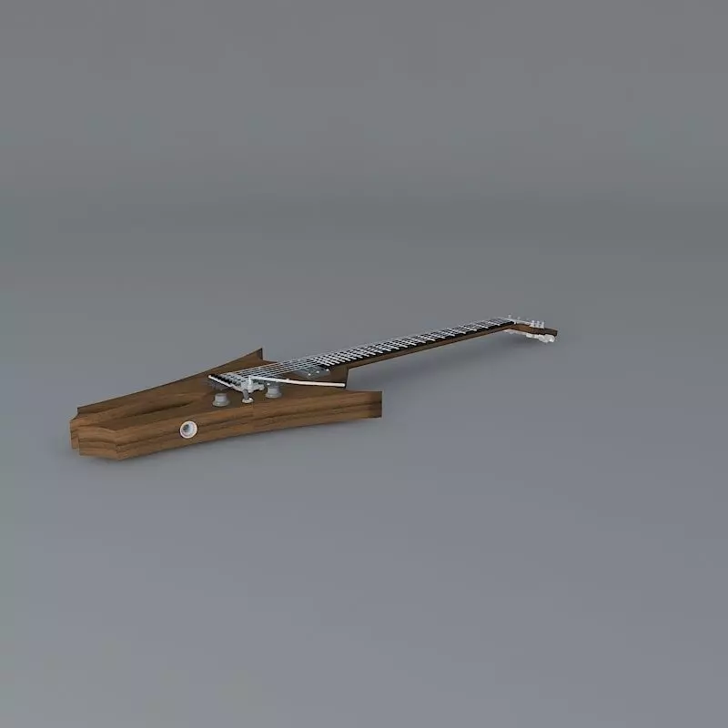 Tuning fork guitar Free 3D model