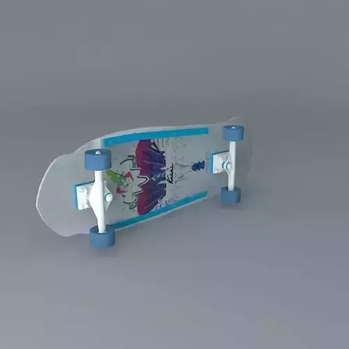 1985 Tracker Lester Kasai Clown complete skateboard