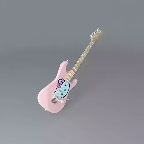 Hello Kitty guitar