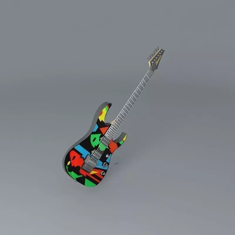 Ibanez JPM100 P1 John Petrucci model guitar Free 3D model