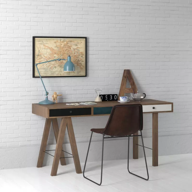 office set 10 AM149 3D model_0