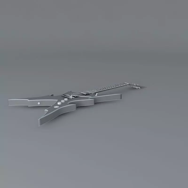 Reaper guitar Free 3D model