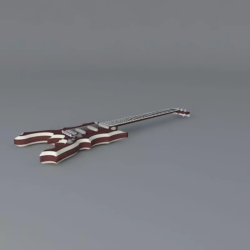 Mach 7 guitar Free 3D model