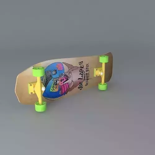 1986 Schmitt Stix Joe Lopes Crystal ball model skateboard