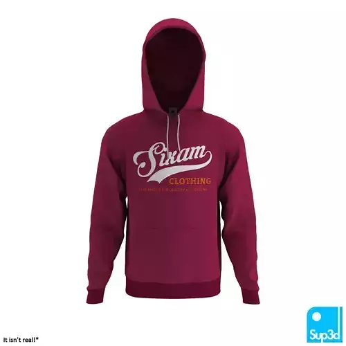 Unisex Hoodie 3D model