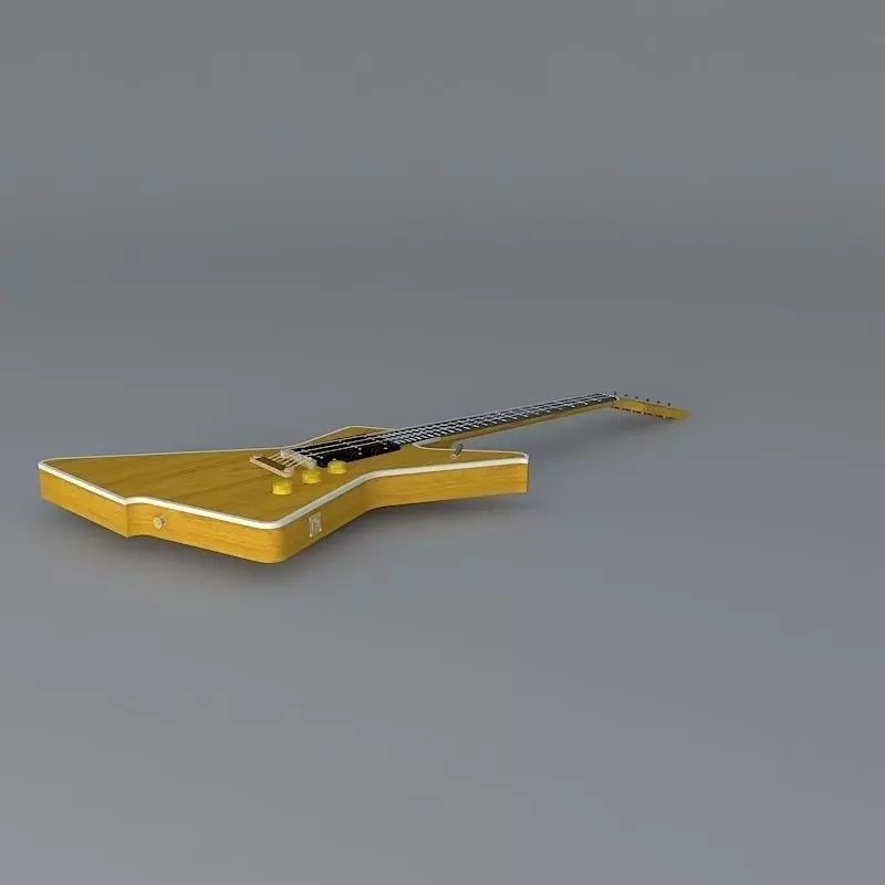 Ibanez Destroyer II guitar Free 3D model