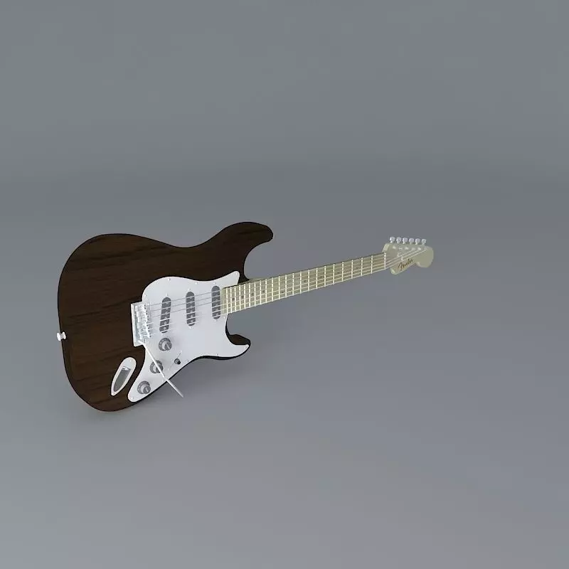 Fender Stratocaster guitar Free 3D model