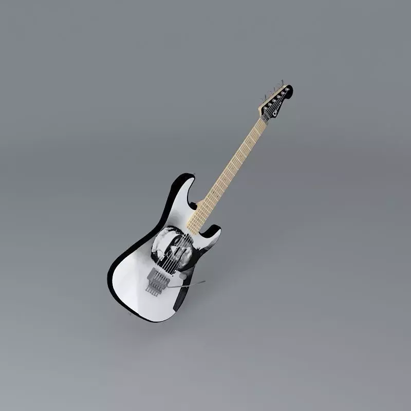 Charvel Karloff model guitar Free 3D model