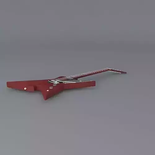 Washburn Dimebag Darrell Culprit model guitar Free 3D model