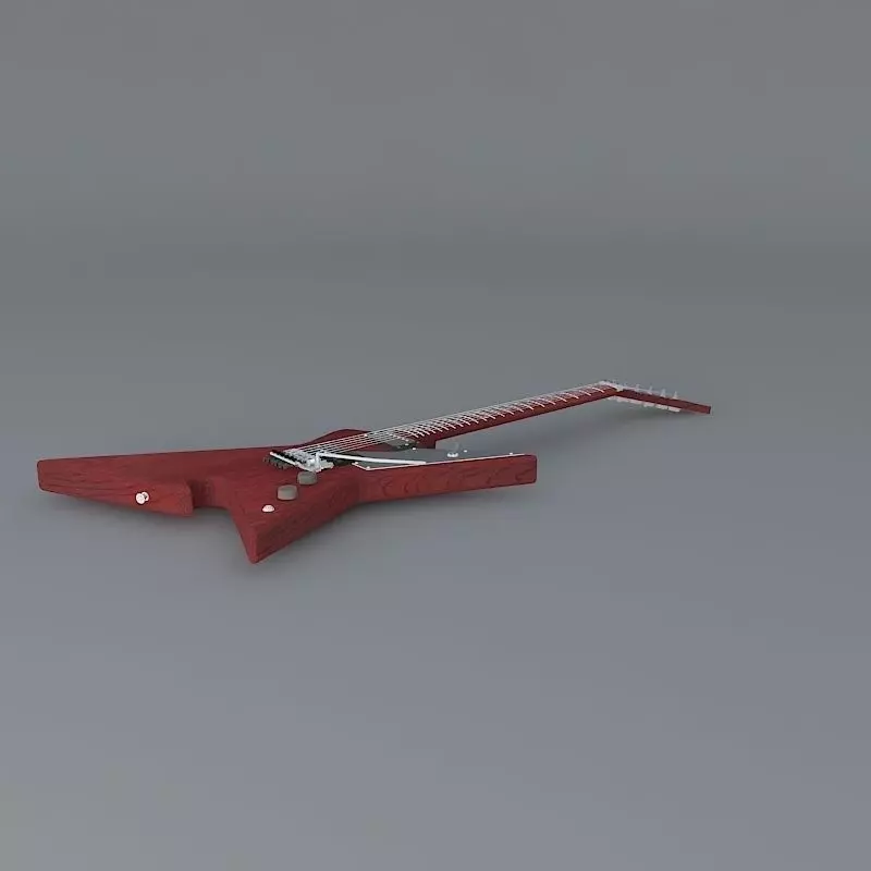 Washburn Dimebag Darrell Culprit model guitar Free 3D model