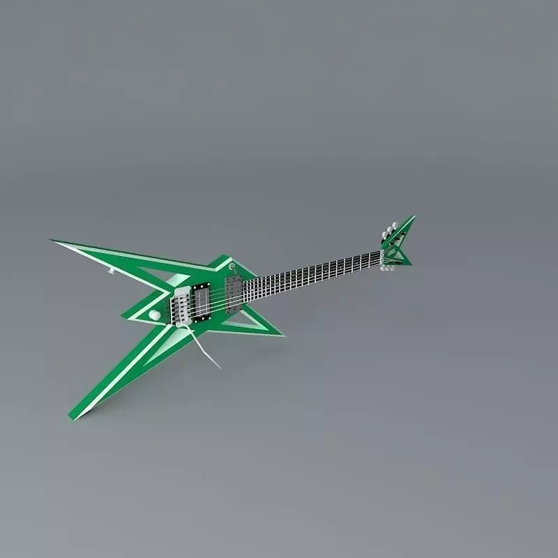 Dimebag Darrell guitar Free 3D model